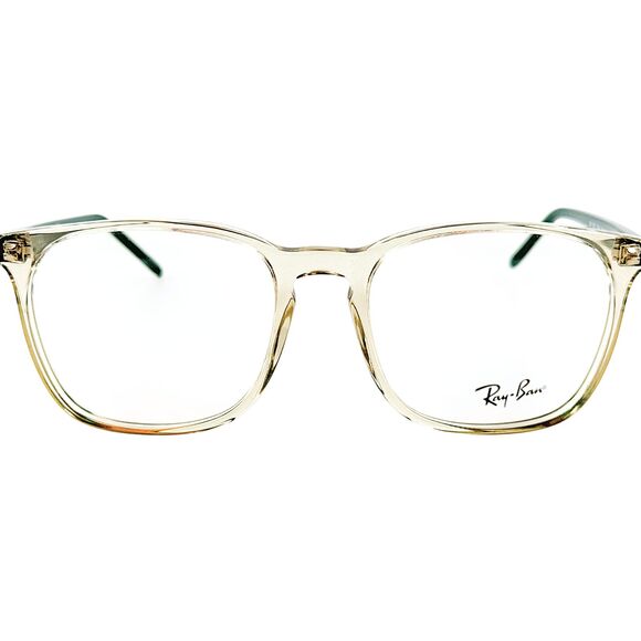 Ray Ban RB5387 Unisex Plastic Eyeglass Frame 8141 Transparent Beige 52-18 - Picture 2 of 4